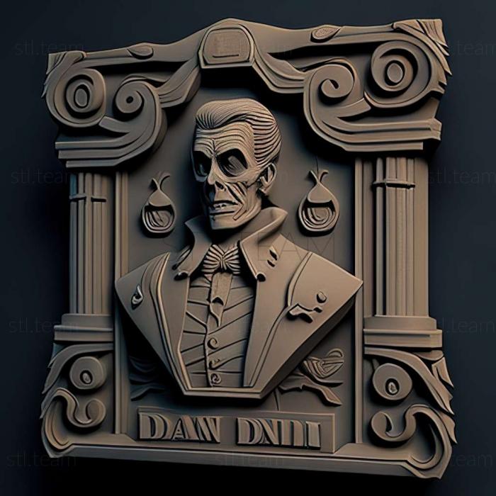 3D модель Небезпечний Дейв в грі Haunted Mansion (STL)